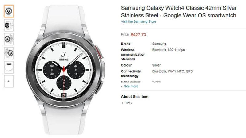 Amazon Yaptı Yapacağını: Samsung Galaxy Watch 4’ün Fiyatı, Görselleri ve Çıkış Tarihi Ortaya Çıktı