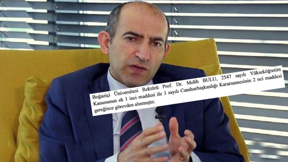 Melih Bulu Yerine Boğaziçi Üniversitesi Rektörlüğüne Vekaleten Atanan İsim Belli Oldu