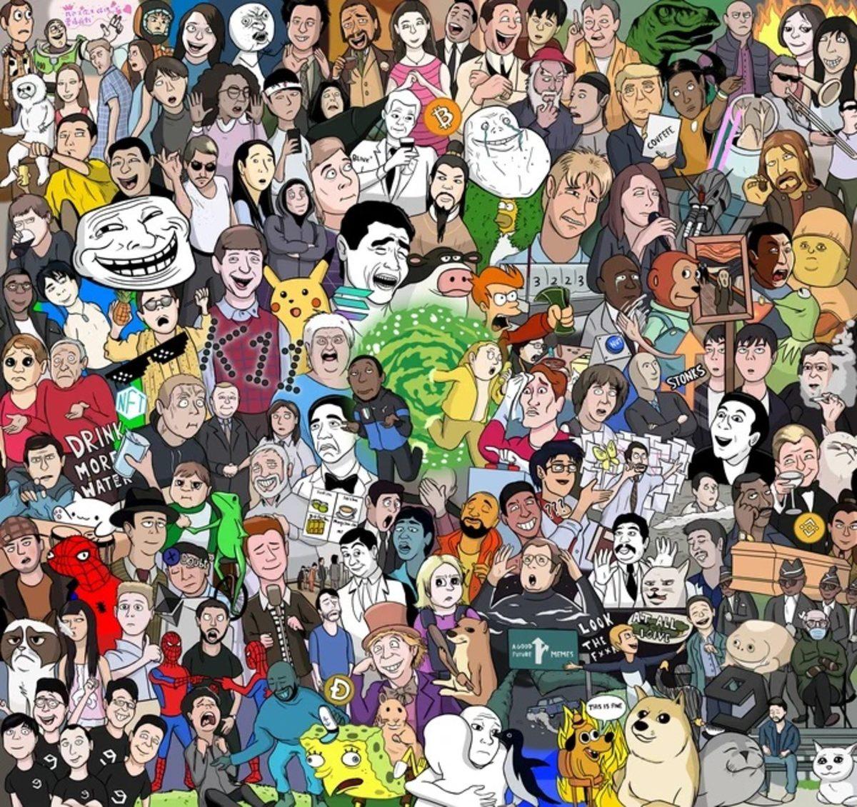 9GAG, Her Bir Pikseli Tanıdık Gelecek ’Meme’ Derlemesini NFT Olarak Satışa Çıkardı