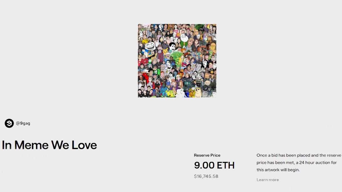 9GAG, Her Bir Pikseli Tanıdık Gelecek ’Meme’ Derlemesini NFT Olarak Satışa Çıkardı