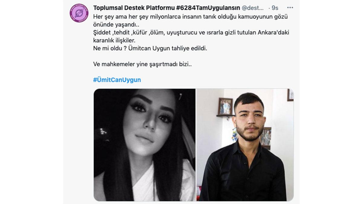 Aleyna Çakır Cinayetinin Baş Şüphelisi Ümitcan Uygun Tahliye Edildi: Twitter’da Tepkiler Büyüyor
