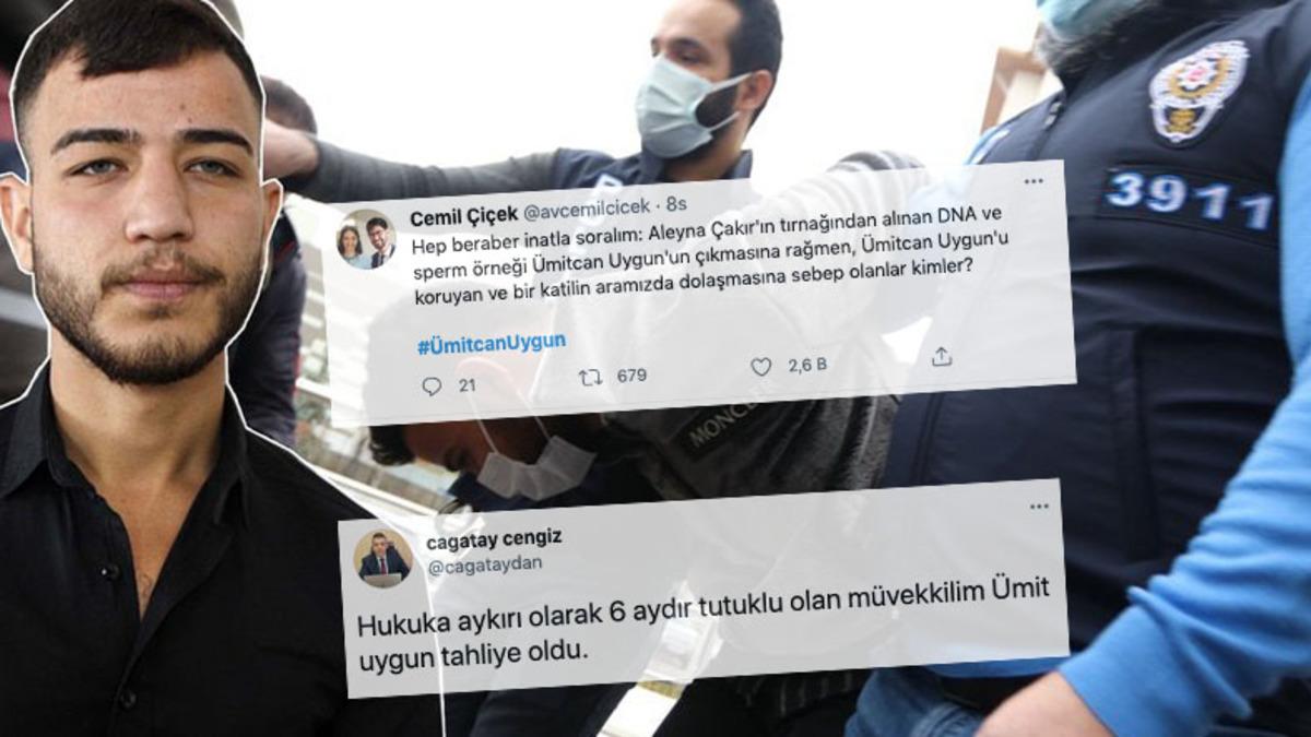 Aleyna Çakır Cinayetinin Baş Şüphelisi Ümitcan Uygun Tahliye Edildi: Twitter’da Tepkiler Büyüyor