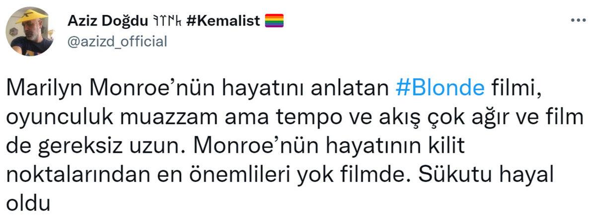 Ana de Armas’ın Marilyn Monroe’ya Evrildiği ’Blonde’ Filmi Yayınlandı: İşte Filme Gelen İlk Tepkiler