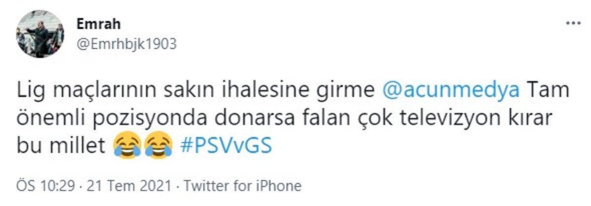 Galatasaray-PSV Maçında Yayının Sürekli Takılması, Seyircileri Çileden Çıkardı: İşte Sosyal Medyadan Gelen Tepkiler