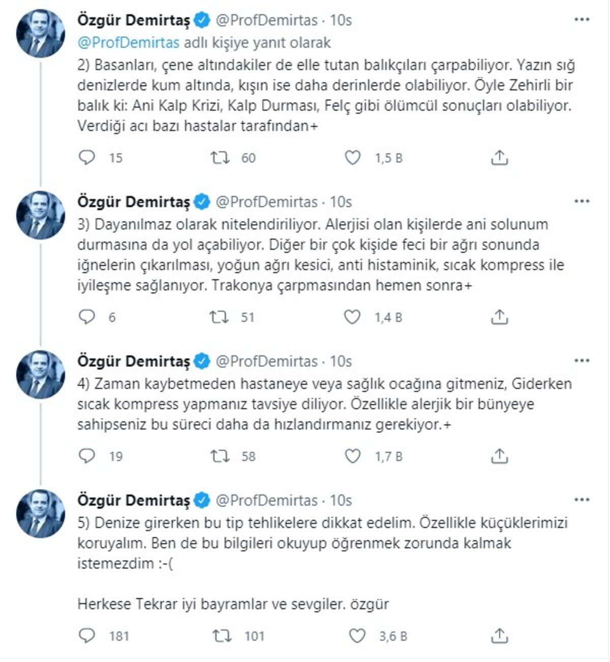 Prof. Dr. Özgür Demirtaş’ın Gündeme Getirdiği ve Oldukça Zehirli Bir Tür Olan Trakonya Balığı Nedir?