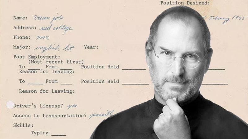 Apple Kurucusu Steve Jobs’un 48 Yıllık El Yazması İş Başvurusu, Açık Artırmada Satışa Sunuldu