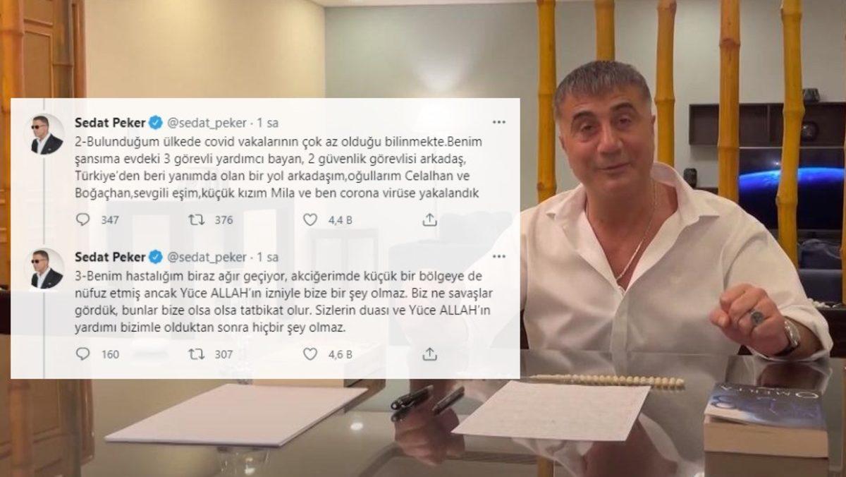 Sedat Peker, COVID-19’a Yakalandığını Açıkladı: Hastalığı Ağır Geçiriyoruz