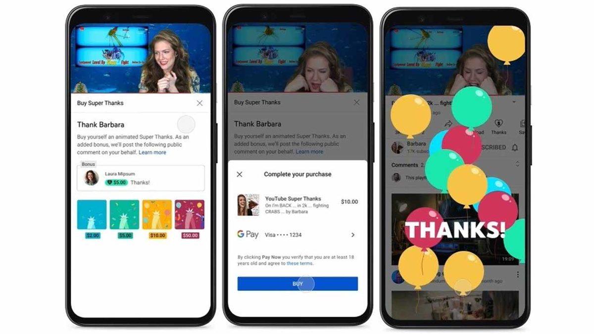 YouTube, Kullanıcıların İçerik Üreticileri Destekleyebileceği Yepyeni Bir Özellik Test Ediyor: Süper Teşekkür