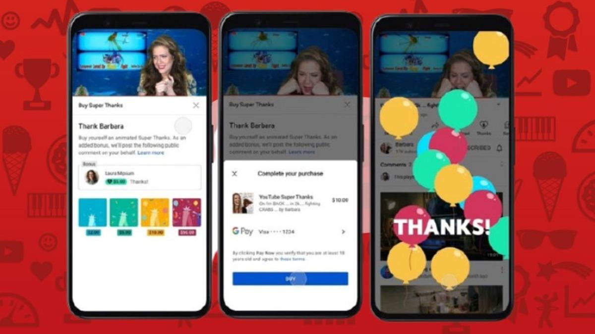 YouTube, Kullanıcıların İçerik Üreticileri Destekleyebileceği Yepyeni Bir Özellik Test Ediyor: Süper Teşekkür