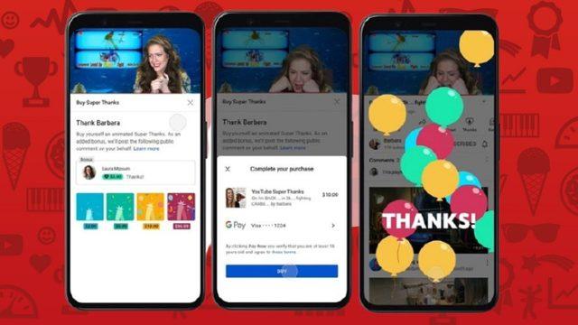 YouTube, Kullanıcıların İçerik Üreticileri Destekleyebileceği Yepyeni Bir Özellik Test Ediyor: Süper Teşekkür
