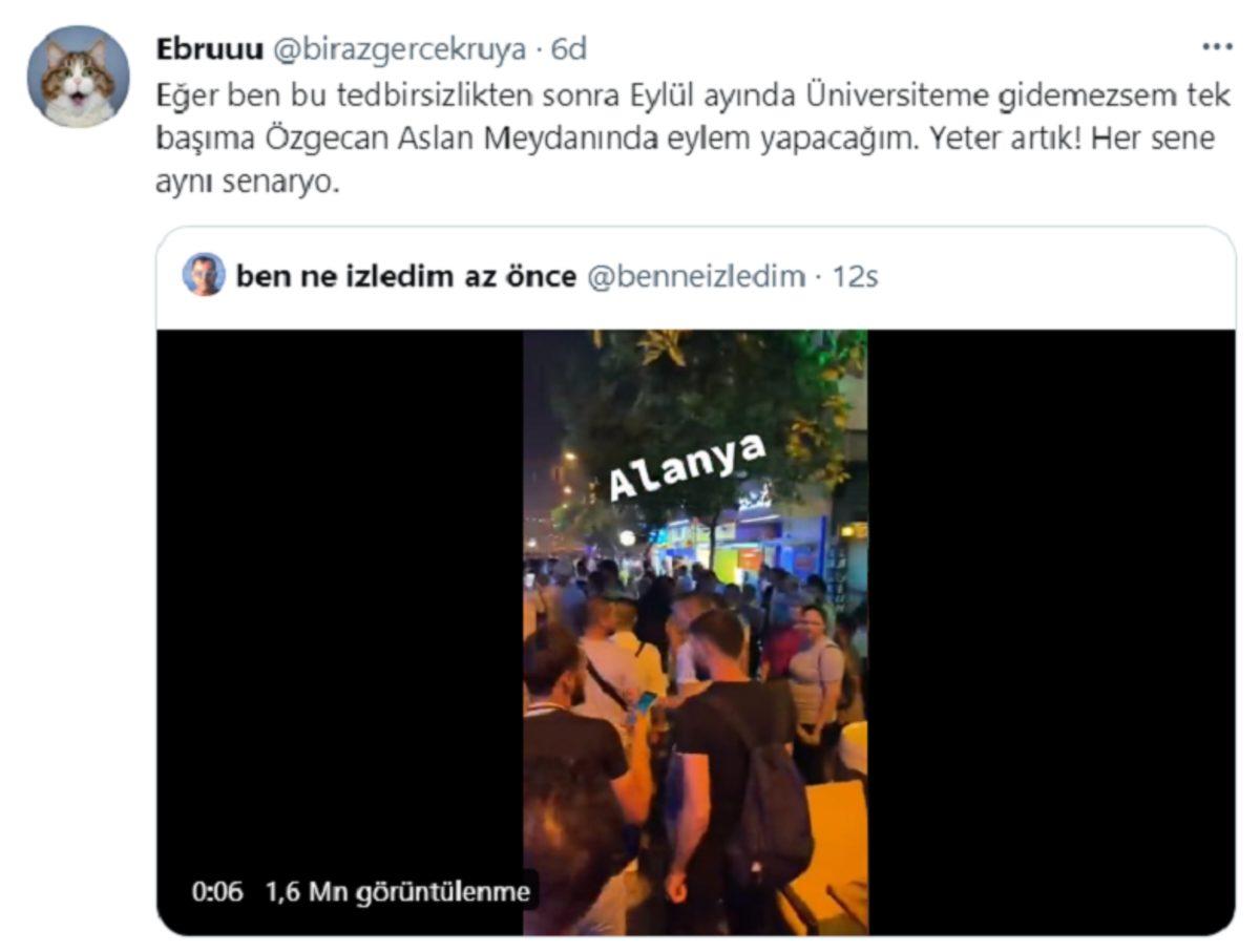 Yeni Dalga Çok Yakın: Alanya’daki Maskesiz Kalabalıkların Yer Aldığı Viral Videoya Twitter’dan Gelen Tepkiler