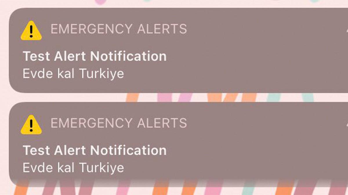 Türkiye’deki iPhone Kullanıcılarına Bayram Sonrası Uykudan Uyandıran Mesaj: Evde Kal Türkiye (Açıklama Geldi)