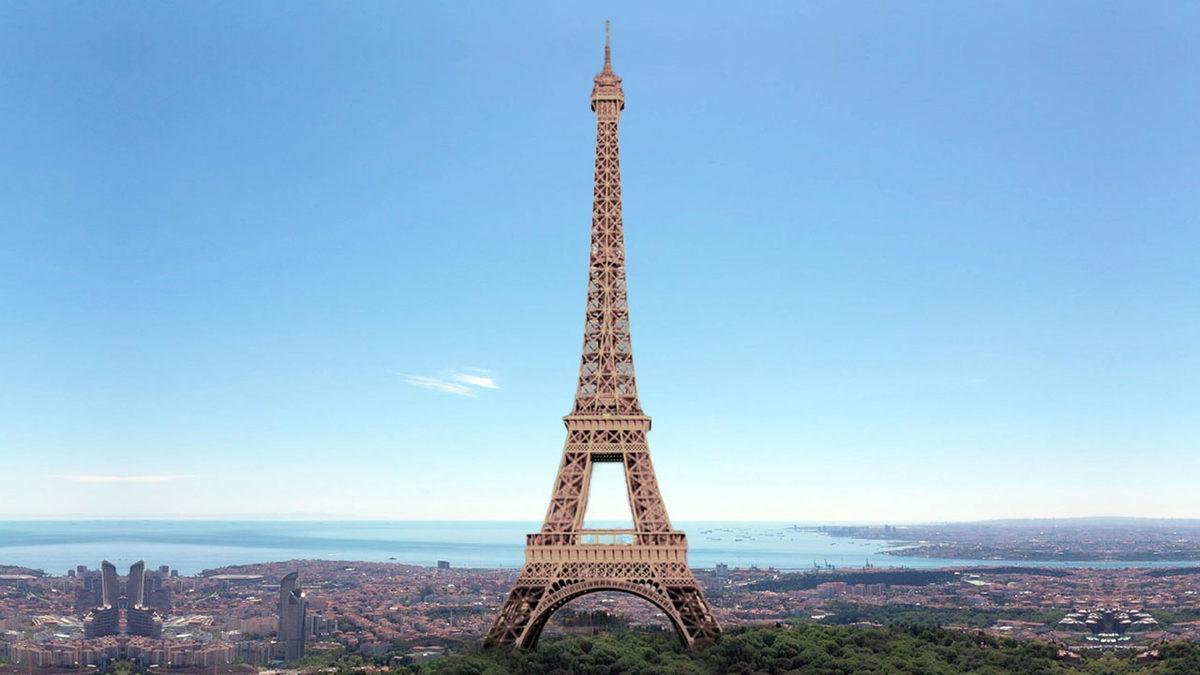 Eyfel, Pisa Gibi Dünyaca Ünlü Yapıları Ülkemizdeki Şehirlere Yerleştirdik: İşte Ortaya Çıkan İlginç Manzaralar...