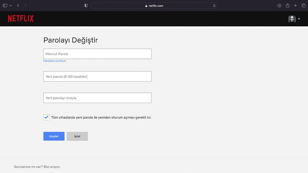 Birkaç Adımda Netflix Şifre Değiştirme Nasıl Yapılır?