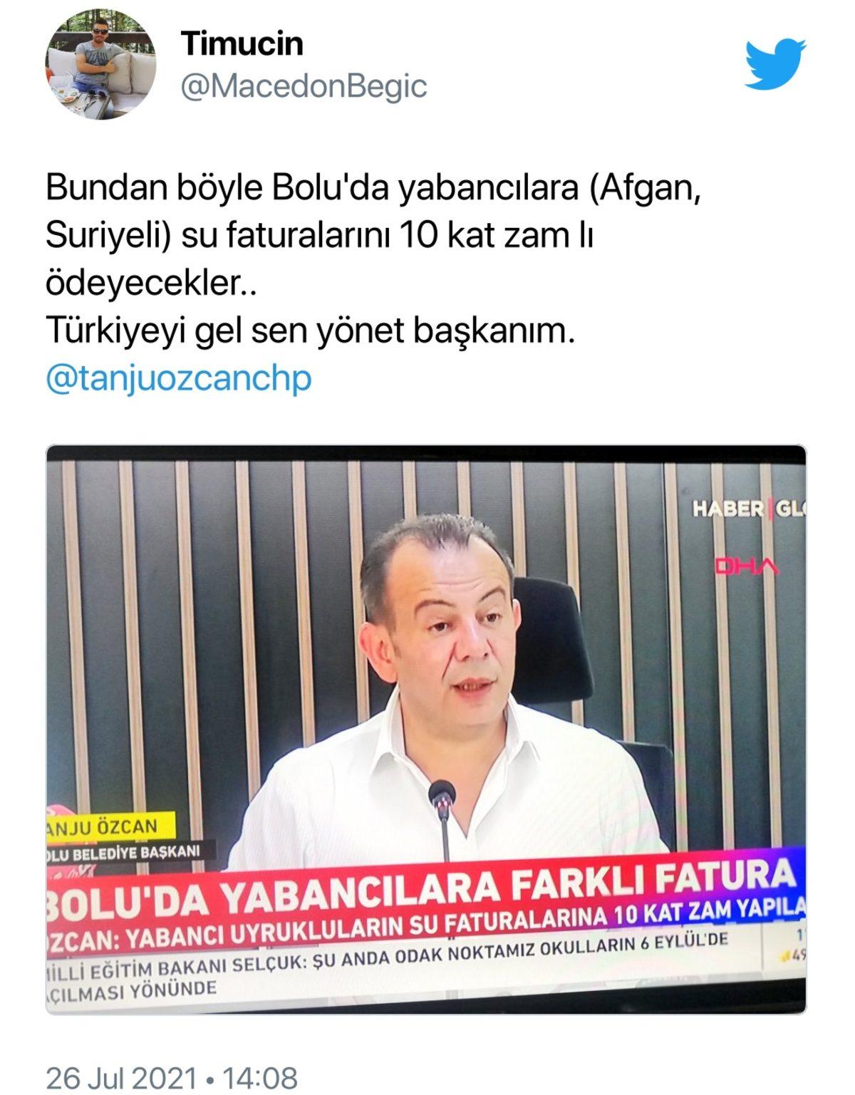 Bolu Belediyesinden Çok Konuşulacak Karar: Yabancı Uyrukluların Su Faturasına 10 Kat Zam Yapılacak