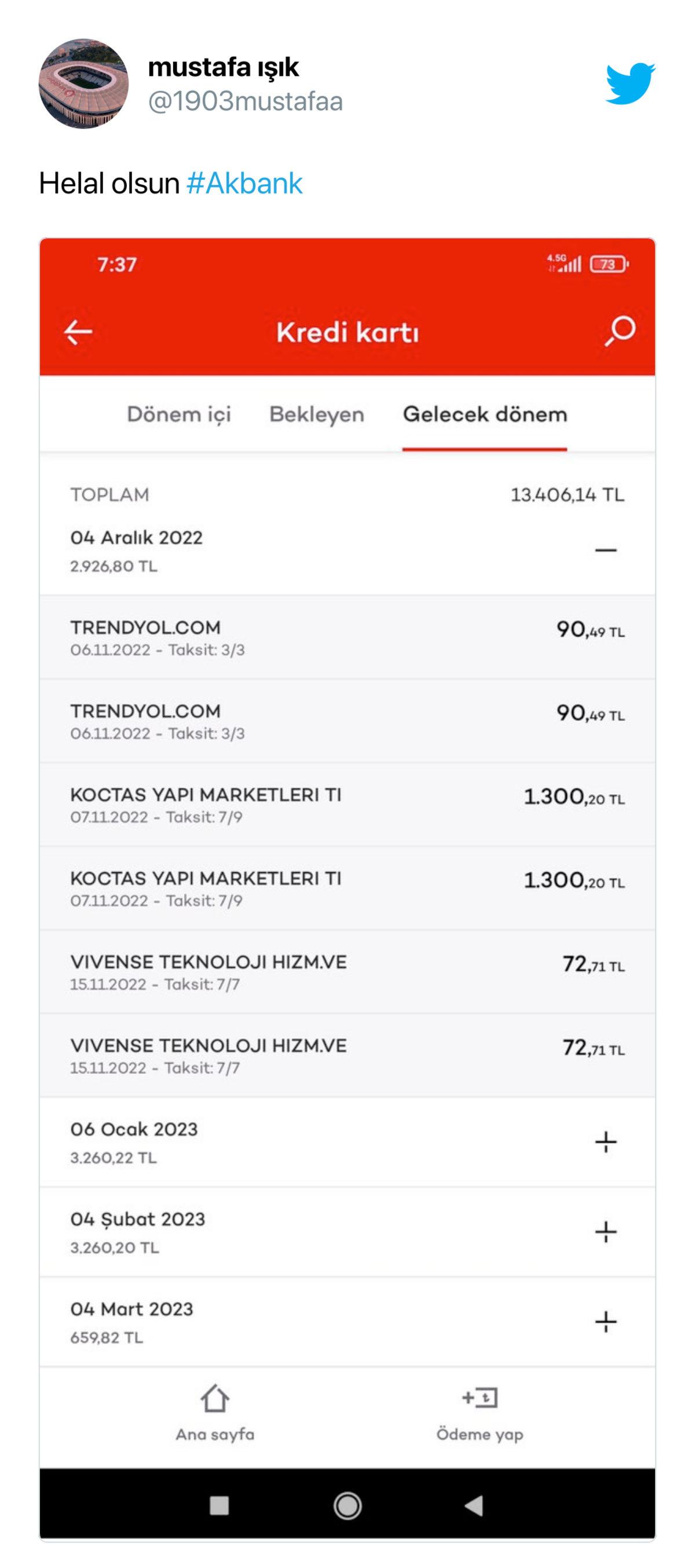 Akbank’taki Sorunlar 18 Saatin Ardından Çözüldü: Kredi Kartı Borçları İkiye Katlandı, Bankadan Açıklama Geldi
