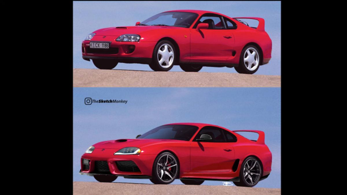 Efsane Otomobil 1993 Toyota Supra, Bugün Üretilse Böyle Görünecekti! [Video]