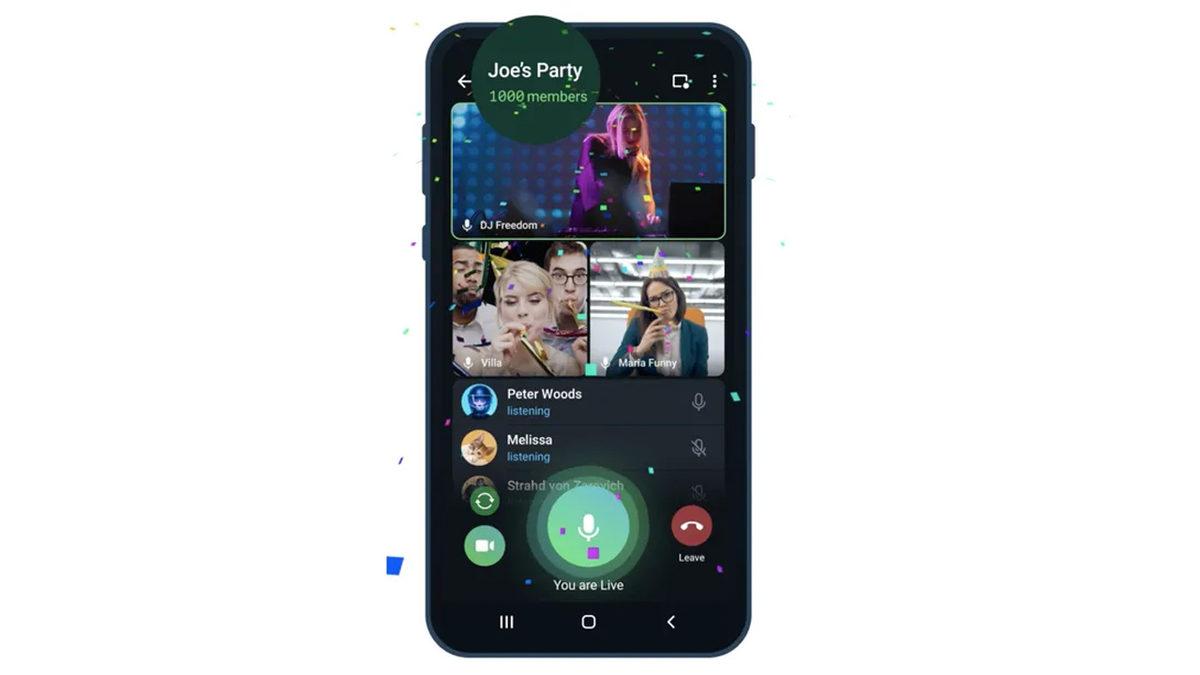 Pandemide Düğün Bile Yapılır: Telegram, Görüntülü Grup Görüşmelerinde İzleyici Sayısını 1000’e Çıkardı