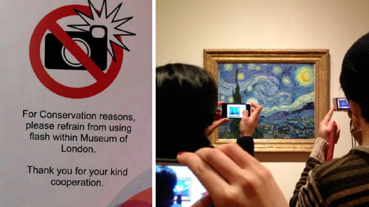 Müzeler ’Flaş Açık Bir Şekilde’ Fotoğraf Çekilmesine Karşı Neden Bu Kadar Hassas? Sebebi Düşündüğünüz Gibi Değil!