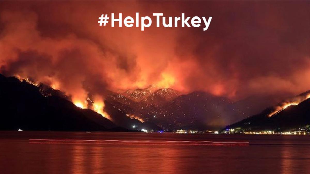 Yangınlarla Boğuşan Türkiye İçin ’Global Çapta Yardım Çağrısı’ Başlatıldı: #HelpTurkey Dünya Gündemine Girdi
