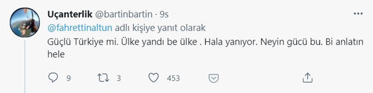 İletişim Başkanı Fahrettin Altun’un Tepki Çeken 