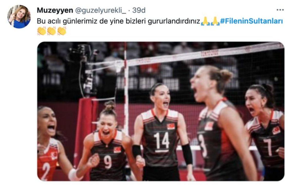 Olimpiyatlarda Çeyrek Finale Yükselip Kötü Günde Yüzümüzü Güldüren Filenin Sultanları İçin Sosyal Medyadaki Gurur Dolu Paylaşımlar
