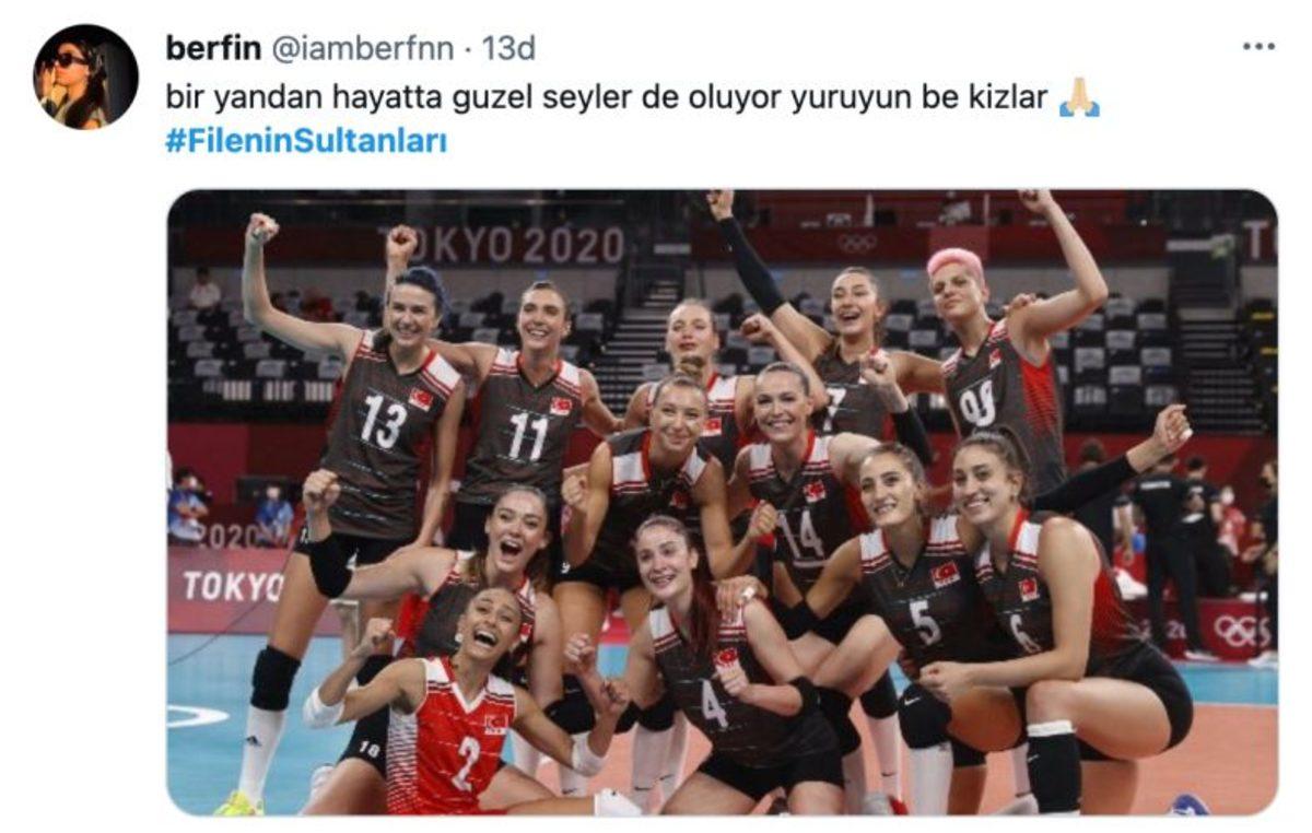 Olimpiyatlarda Çeyrek Finale Yükselip Kötü Günde Yüzümüzü Güldüren Filenin Sultanları İçin Sosyal Medyadaki Gurur Dolu Paylaşımlar