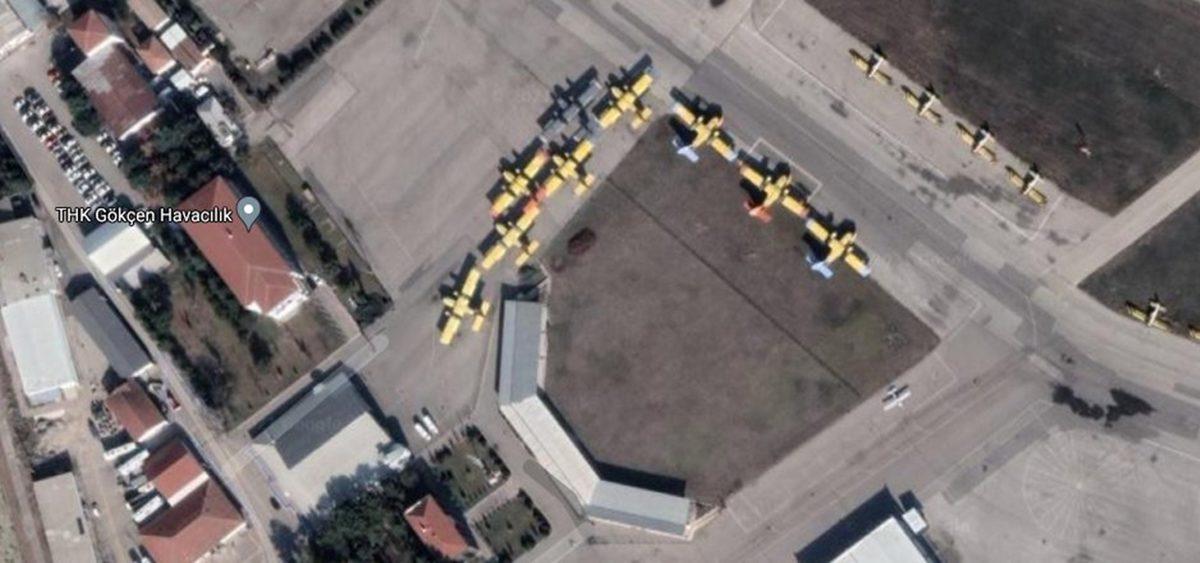 İhale Dışı Bırakılan Yangın Söndürme Uçaklarımızın Kuzu Kuzu Yattığı Uydu Görüntüleri
