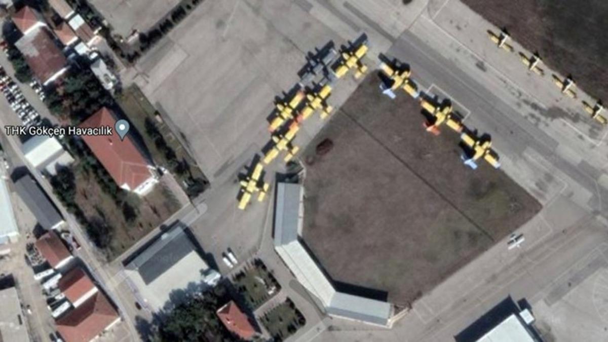 İhale Dışı Bırakılan Yangın Söndürme Uçaklarımızın Kuzu Kuzu Yattığı Uydu Görüntüleri