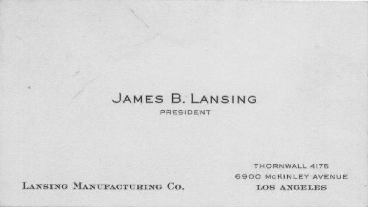 Ses Sistemlerinin Dev Markası JBL’e İsminin Baş Harflerini Veren James B. Lansing ve Sonu İntiharla Biten Öyküsü