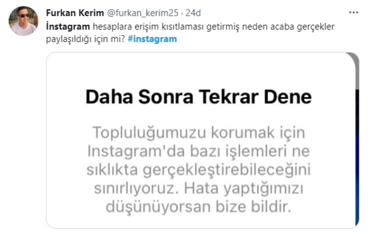 Instagram’dan Kullanıcıların Yüreğini Hoplatan Hata Mesajı: Bazı İşlemleri Kısıtlıyoruz (Sorun Düzeldi)