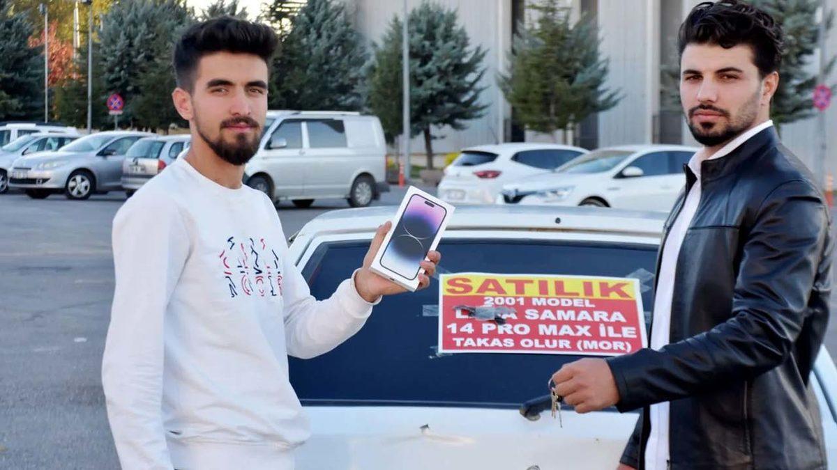 Biz Bunu Daha Önce Yapmıştık: iPhone 14 Pro Max ile Araba Takası Sosyal Medyada Gündem Oldu [Video]