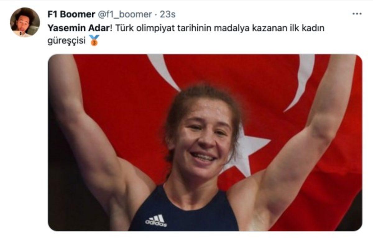Tokyo Olimpiyatlarını Madalyasız Geçmeyen Yasemin Adar ve Ferhat Arıcan İçin Yapılan Gurur Dolu Paylaşımlar