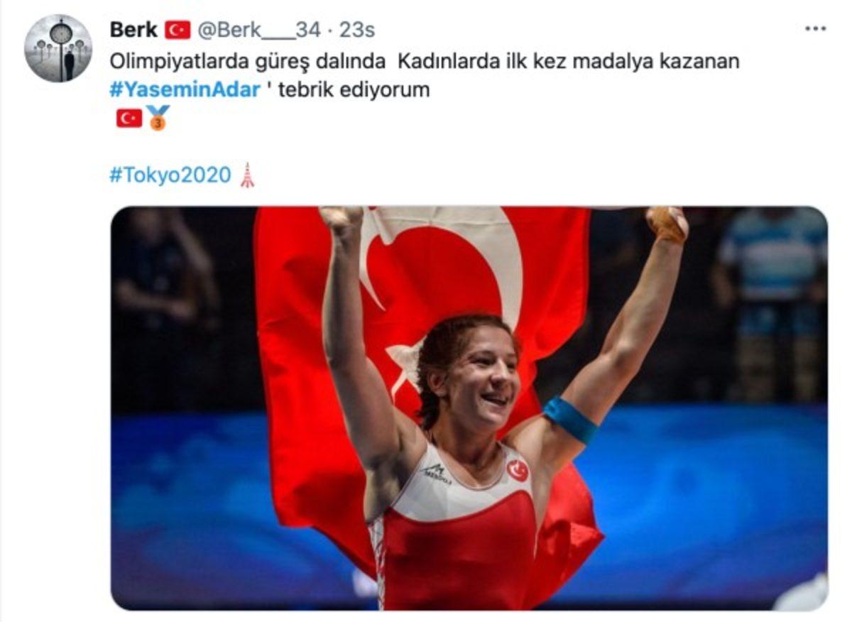 Tokyo Olimpiyatlarını Madalyasız Geçmeyen Yasemin Adar ve Ferhat Arıcan İçin Yapılan Gurur Dolu Paylaşımlar