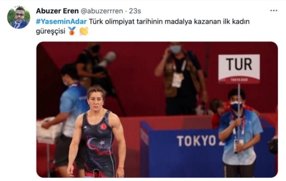 Tokyo Olimpiyatlarını Madalyasız Geçmeyen Yasemin Adar ve Ferhat Arıcan İçin Yapılan Gurur Dolu Paylaşımlar