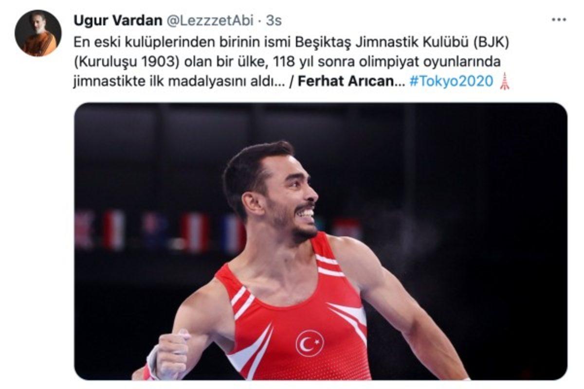 Tokyo Olimpiyatlarını Madalyasız Geçmeyen Yasemin Adar ve Ferhat Arıcan İçin Yapılan Gurur Dolu Paylaşımlar