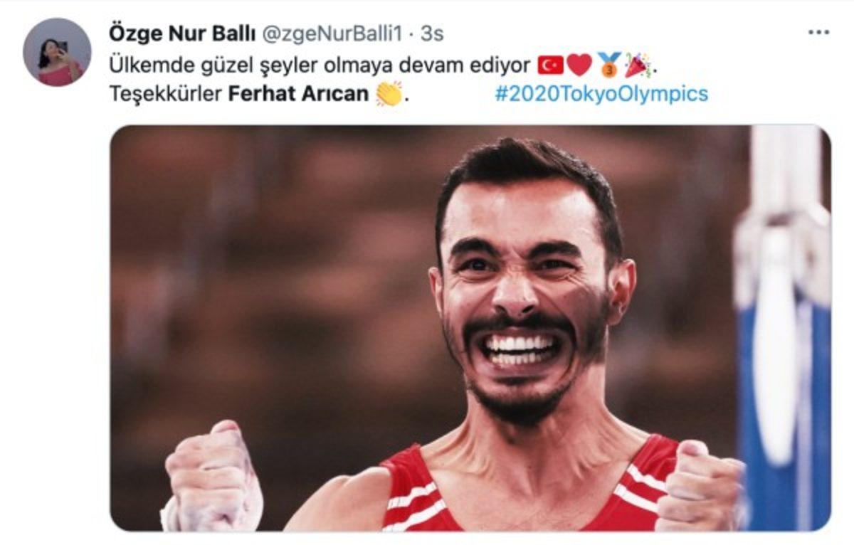 Tokyo Olimpiyatlarını Madalyasız Geçmeyen Yasemin Adar ve Ferhat Arıcan İçin Yapılan Gurur Dolu Paylaşımlar