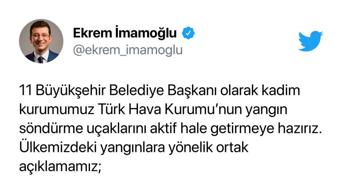 CHP’li 11 Büyükşehir Belediyesi, THK’nın Yangın Söndürme Uçaklarını Yeniden Çalıştırmak İçin Gönüllü Oldu