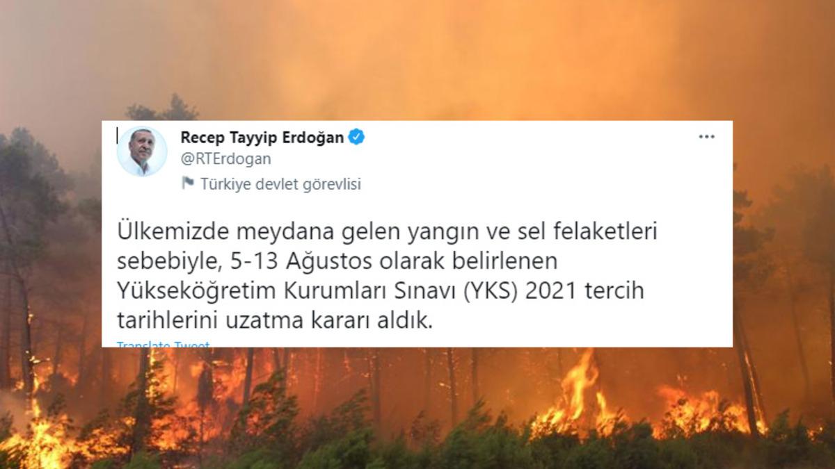 YKS Tercih Dönemi, Orman Yangınları ve Seller Nedeniyle Uzatıldı