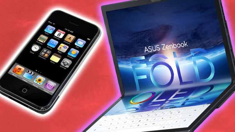 Katlanabilir Ekranlı Laptoplarla İlk iPhone Arasındaki Kimsenin Fark Edemediği Benzerlik