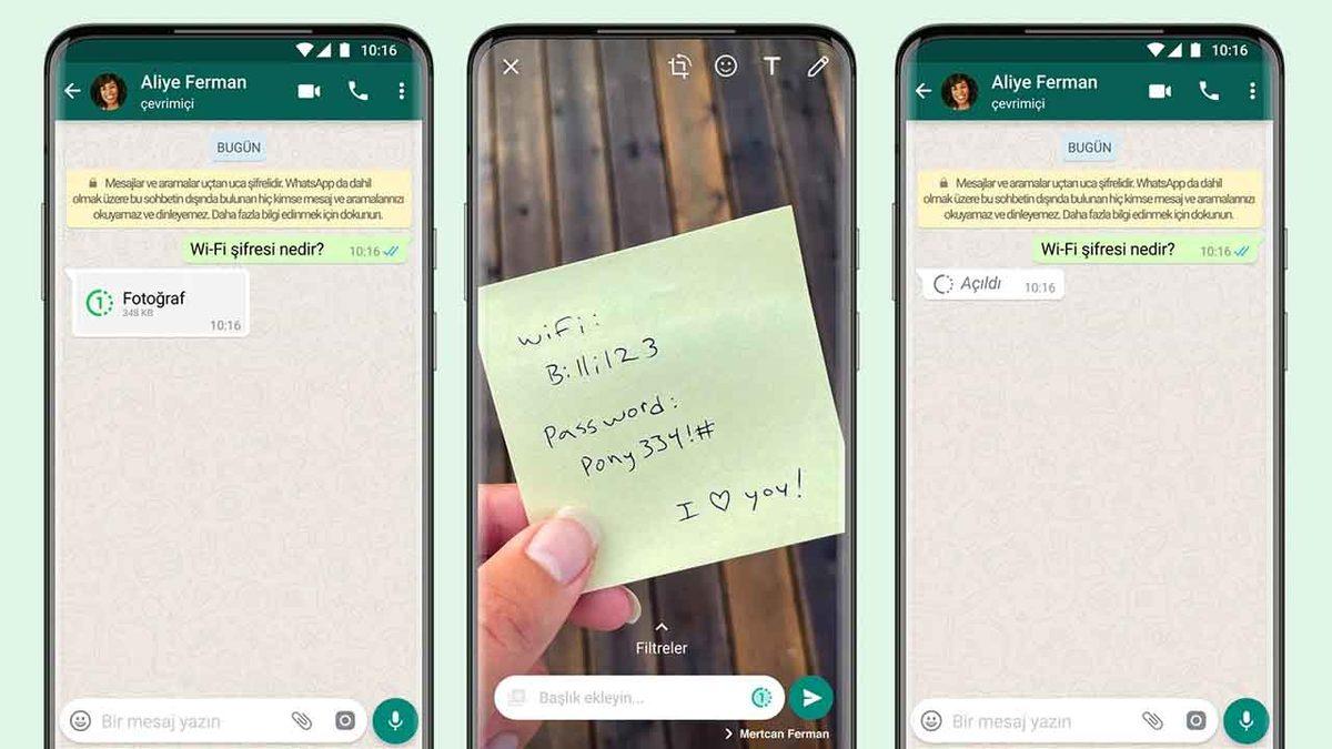 WhatsApp, Snapchat Benzeri ’Bir Kez Görüntülenebilen Fotoğraf’ Özelliğini Kullanıma Sundu
