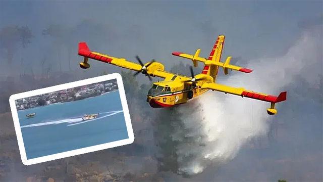 Tepki Çeken Video: Dolum İçin Suya İnen Yangın Söndürme Uçağı, Tatilcilerin Jetski ile Önünden Geçmesi Nedeniyle Durmak Zorunda Kaldı