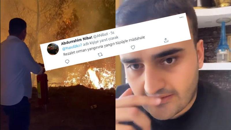 Manavgat’ta Yangın Söndürme Çalışmalarına Katıldığı Videoları Paylaşan CZN Burak, Twitter’da Eleştiri Yağmuruna Tutuldu