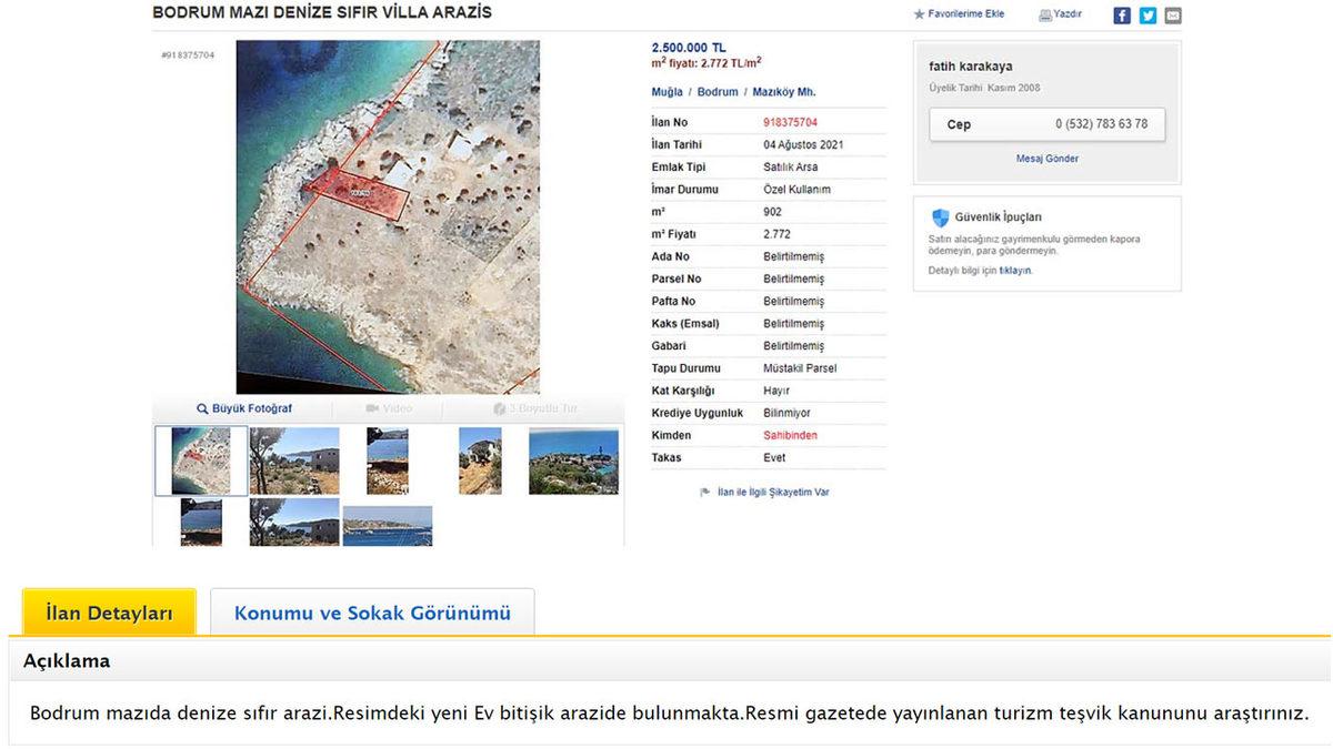 Yangının Vurduğu Muğla’da Satılık Arazi İlanları Patladı: Bazılarında ’İmara Açılacak’ Başlığı Gözüktü