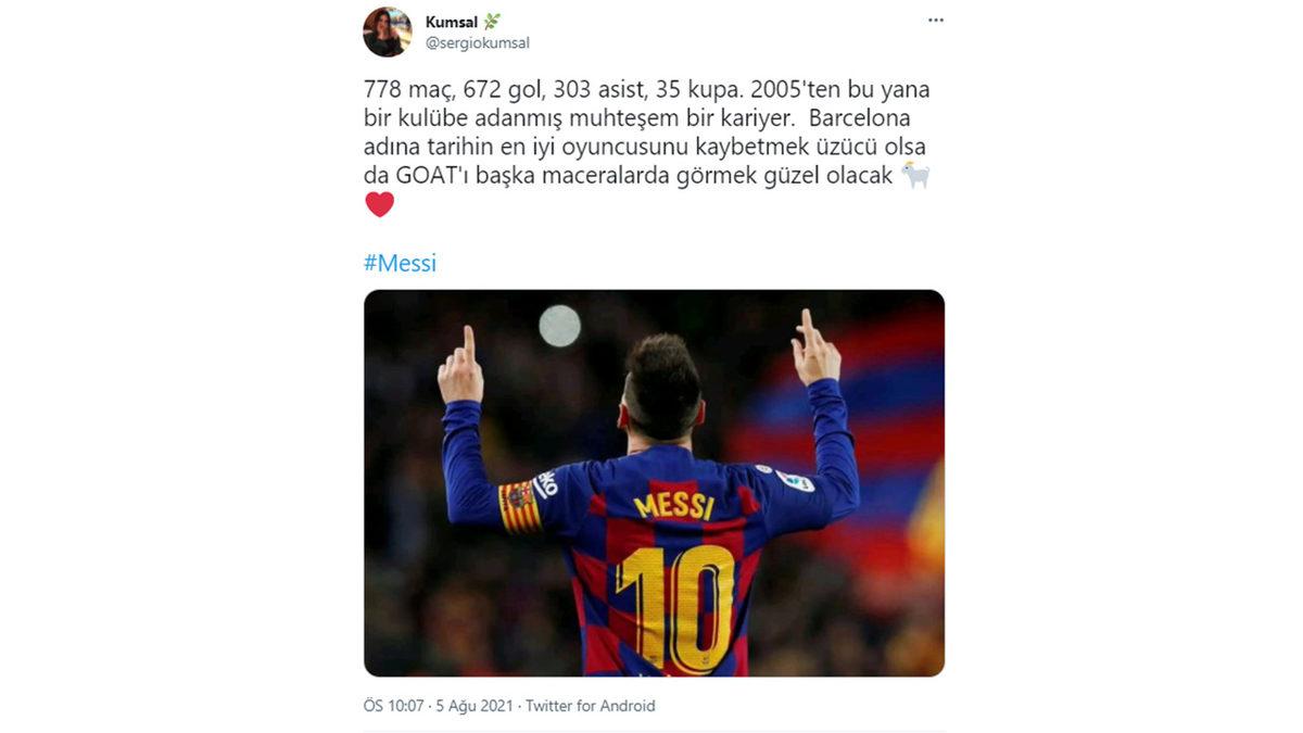 Bir Devrin Sonu: Messi’nin Barcelona’dan Ayrılmasına Sosyal Medyadan Gelen Tepkiler