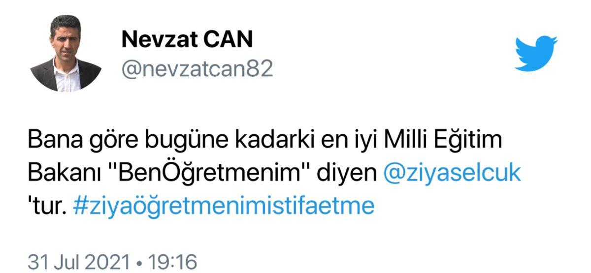 Ziya Selçuk’un İstifası ile İlgili Sosyal Medyadan Gelen Tepkiler