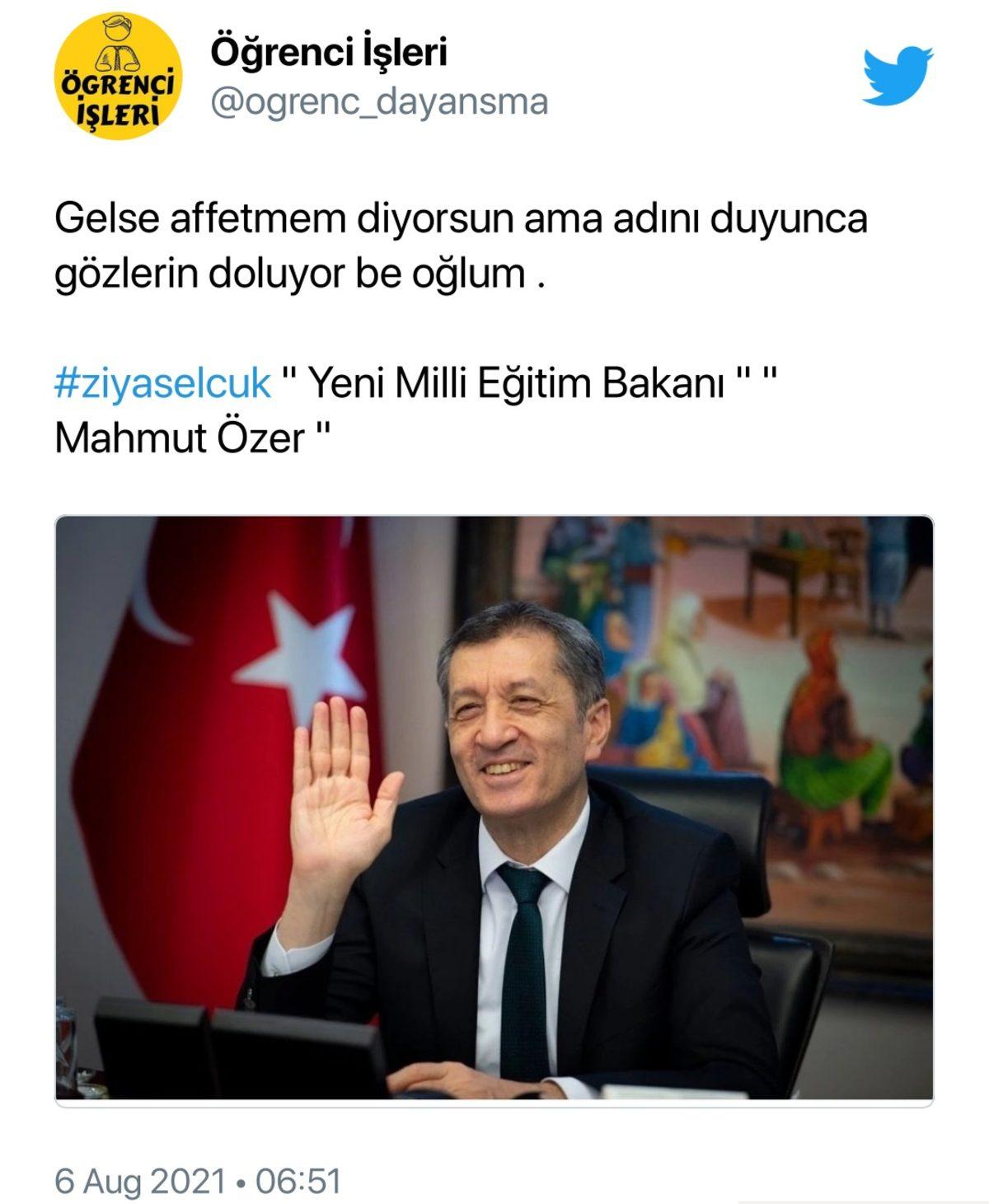 Ziya Selçuk’un İstifası ile İlgili Sosyal Medyadan Gelen Tepkiler