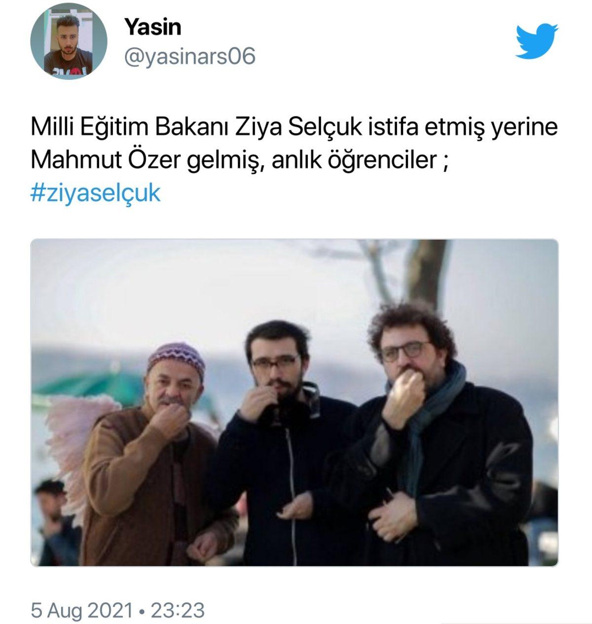 Ziya Selçuk’un İstifası ile İlgili Sosyal Medyadan Gelen Tepkiler