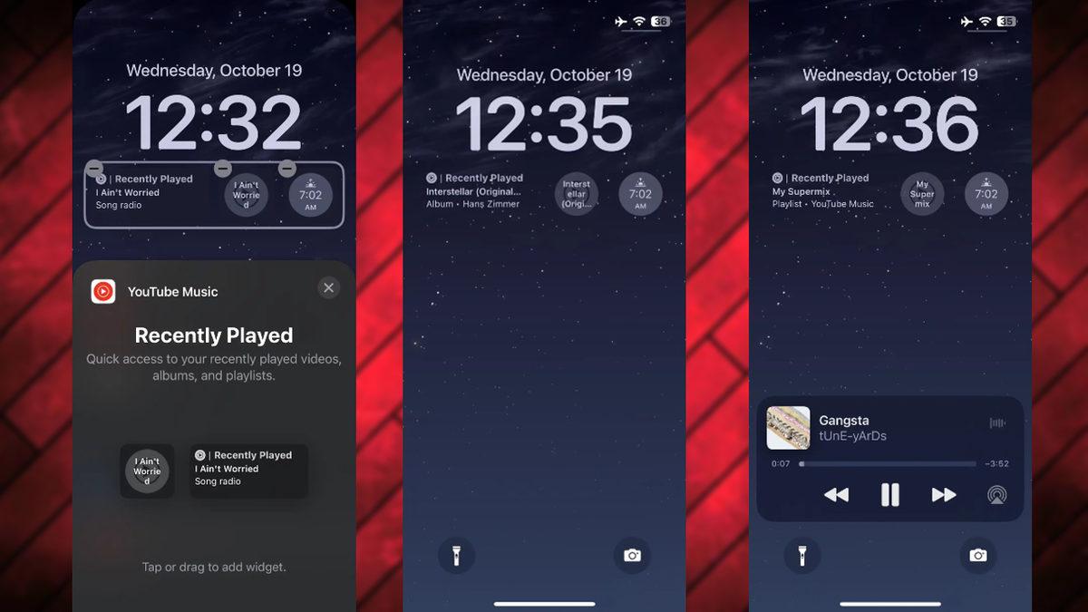 iPhone’lara ’YouTube’ Widget Geldi: YouTube Music’e de Yeni Widget’lar Eklendi