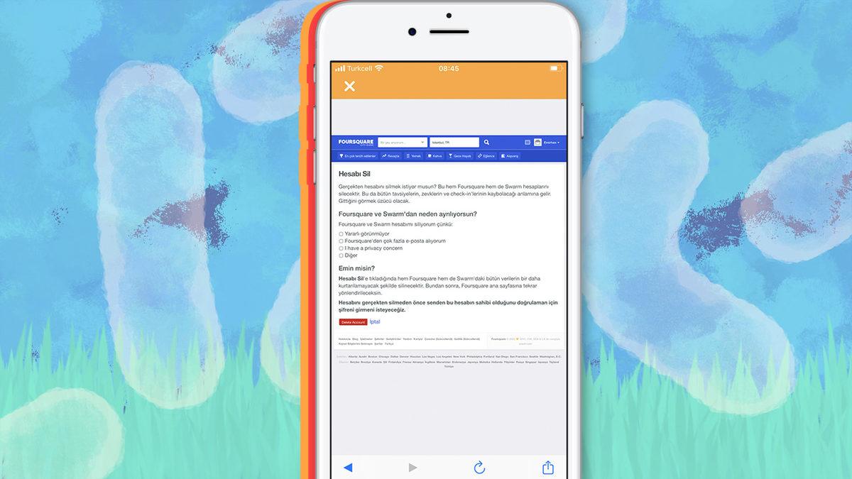 Birkaç Adımda Swarm Hesap Silme Nasıl Yapılır?